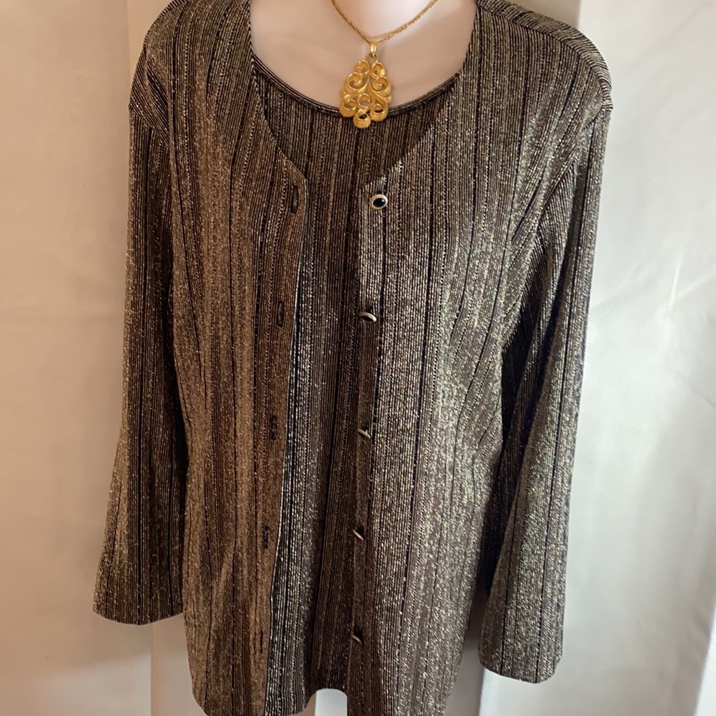 Alfred Dunner Made In Usa Jacket And Top Combo